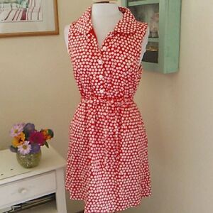 Tulle Red and White Polka Dot Dress Tomato Girl